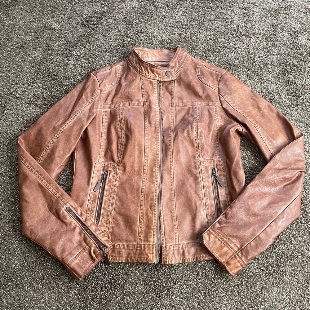 Women's Brown Leather Jacket